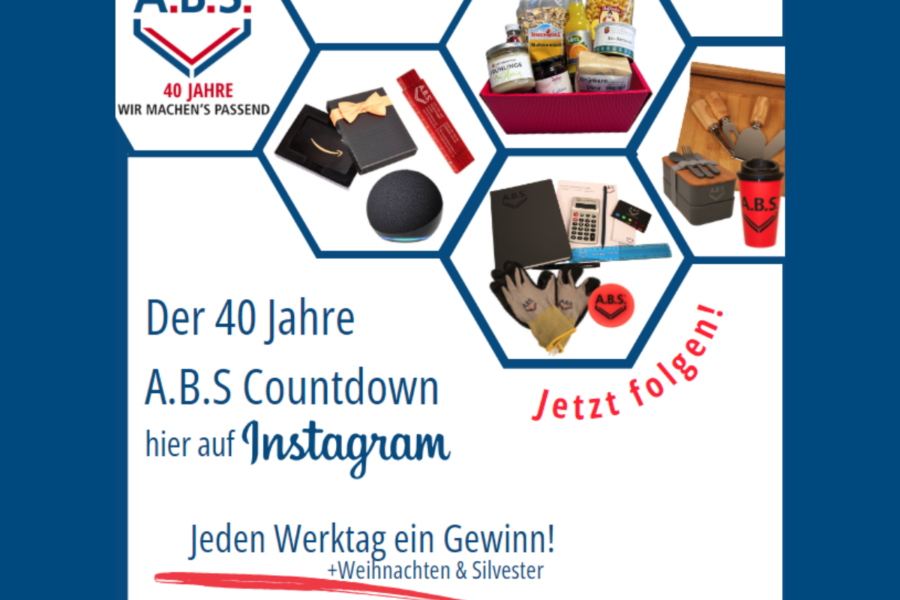 Das A.B.S. Countdown Bild zu 40 Jahren A.B.S.
