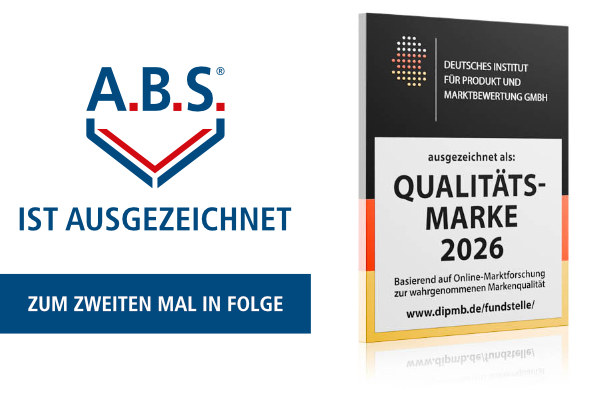 A.B.S. als Qualitätsmarke 2026 ausgezeichnet
